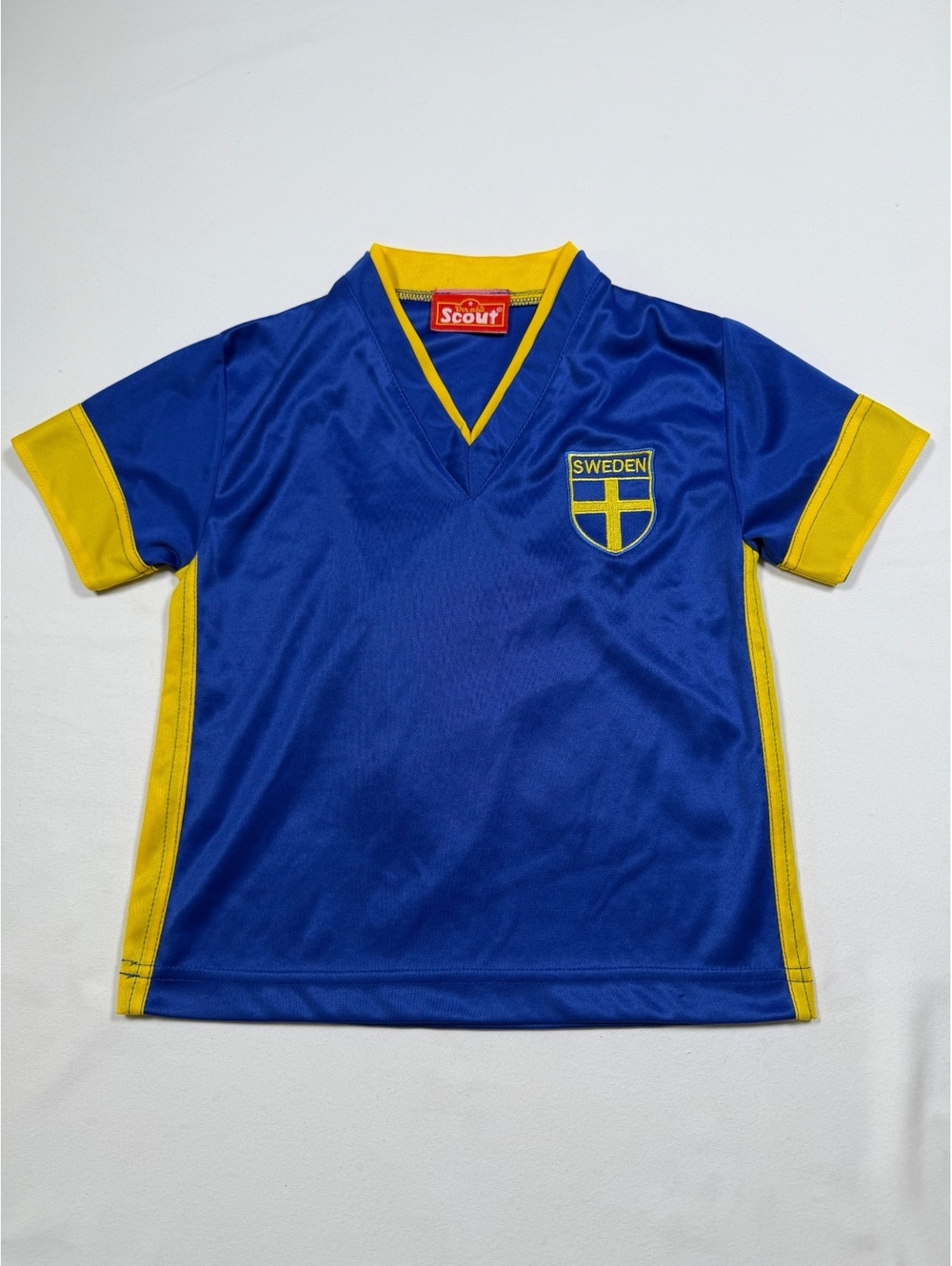 Zlatan Ibrahimovic Sweden #10 Soccer Jersey Youth Size 6 Blue Yellow Scout